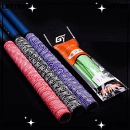 LET Racket Grip Tape, Gradient Colorful Thickened Fishing Rod Sweatband, Badminton Tennis Racket Grip Wraps Anti Slip Badminton Racket Grip Tape Fishing Rod