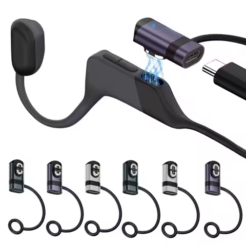 Bone Conduction Headphone Type-C Charging Adapter LED Indicator Anti Lost Converter Stable Safe for 
