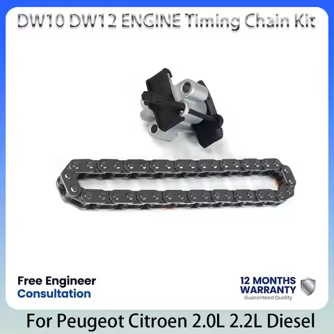 Timing Chain Kit OE 9654113880 For Peugeot Citroen 2.0L DW10 2.2L DW12 Diesel 2006-2021 407 508 3008