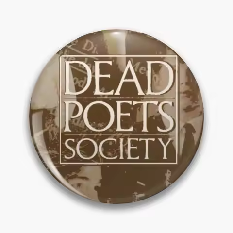 Dead Poets Society Film Soft Button Pin Clothes Badge Women Funny Creative Brooch Fashion Lover Gift