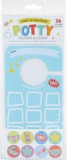 C.R. Gibson BTDK-24938 Super Hero Stickers and Hanging Door Knob Reward Chart Potty Training Tool fo