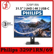 Philips 329P1RN/69 Ultra Clear 4K HDR LCD monitor with USB-C