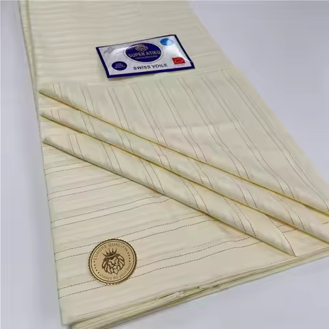 African Agbada Soft TR Fabric for Men, High Quality Material for Man Garment, Cashmer Cloth, 5 Yards