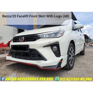 Perodua Bezza 2020 Drive68 Bodykit Skirting Skirt With Paint ABS