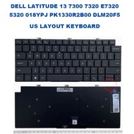 DELL LATITUDE 13 7300 7320 E7320 5320 018YPJ PK1330R2B00 DLM20F5 US LAYOUT KEYBOARD