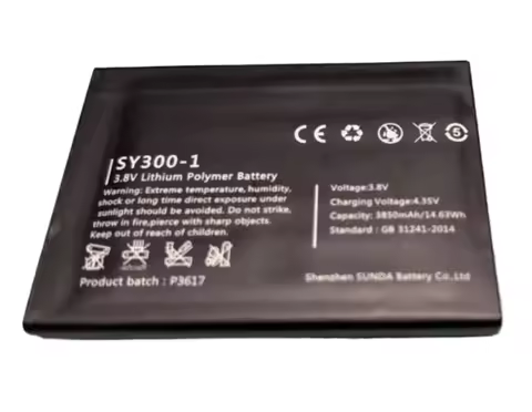 New Battery SY300-1 3.8V 3850mAh for SmartGo Global 4G Pokefi WiFi SG-PWF39 Lithium Polymer Battery