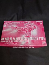 Bandai HG 1/144 HG 1/144 ZAKU II HIGH MOBILITY TYPE MS-06R-1A 馬莎 用 高機動型 渣古 2 紅彗星 機動戰士 高達 GTO 劇場版 多安 