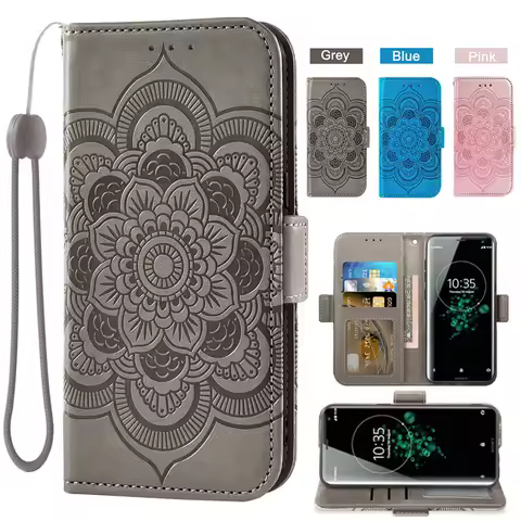 Leather Wallet Case for Sony Xperia XZ3 XZ4 XZ5 XZ2 XZ1 XZ Premium Z5 Z3 Fundas Capa Shockproof Phon