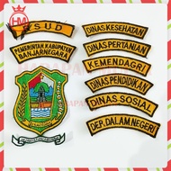 Banjarnegara Regency Service Logo Embroidery Complete Banjarnegara Service Uniform Embroidery Bet - 