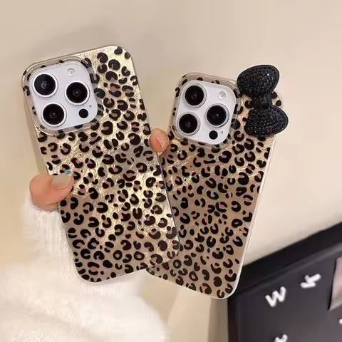 For Realme 14 Pro Plus 13 12 11 10 9i 8 Pro C71 C75 C55 C67 C53 C65 Leopard Blink Diamond Candy Bowk