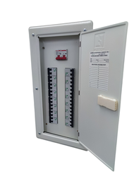 125A 2pole Main Miniature Panel Board with Miniature Circuit Breaker Metal 16 Branches 2 Pole 100A 2