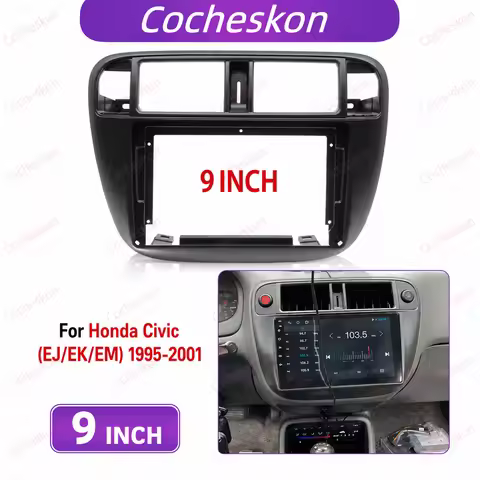 9 Inch Car Frame Fascia Adapter Android Audio Dashboard Mount Kit For Honda Civic EJ/EK/EM Rebon 199
