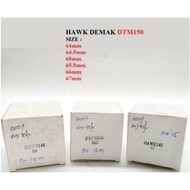 Hawk 145 Hawk145 Demak DTM 150 DTM150 64mm ~ 67mm Racing Piston Kit Pin 15 Motorcycle 2 Stroke Bore 