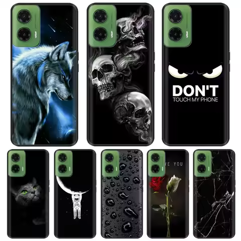 For Motorola Moto G35 Case Popular Flower Cartoon Funda Soft Silicone Phone Case Cover For Moto G35 