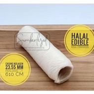 Limited Eco Pack - Plastic Sausage Sleeve Leather Casing Selulosa Collagen Edible Halal Food Grade |
