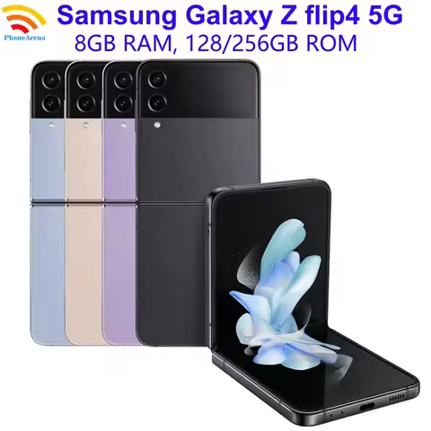 Samsung Galaxy Z Flip 4 Z Flip4 5G F721B F721U1 F721N 6.7" 8GB 128/256/512GB NFC Snapdragon Original