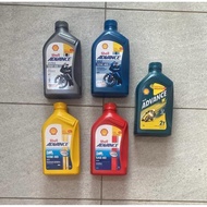 SHELL ADVANCE 4T ULTRA, 4T AX7, 4T AX5, 4T AX3 & 2T W