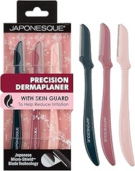 JAPONESQUE‌ ‌Complexion‌ ‌Perfection‌ ‌Dermaplaner‌ ‌Razor‌ ‌Set,‌ ‌Includes‌ ‌3‌ ‌Single-Blade‌ ‌ D