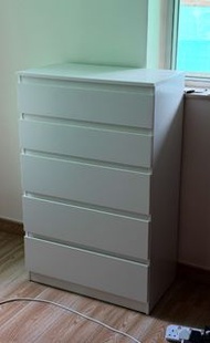 IKEA KULLEN 五格櫃 白色
