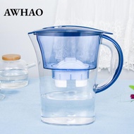 [AWHAO] Alkaline Water Filter Pitcher Activated Carbon Filter Alkaline Water in Minutes Jug Filter I