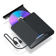 【New-store】 7-in-1 USB 3.0 TypeC External DVD RW CD Writer High-Speed Plug-and-Play for 11/10/8/7/Li