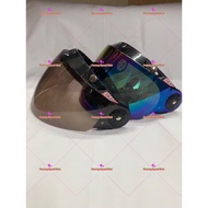 BKP Pilot Cruiser 323 Visor Siang Malam Universal 3 Pins Button Pin Half V Shape Bob Heath MS88 SGV