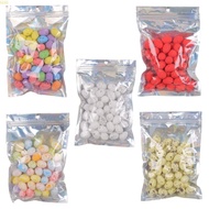 SISS 2x2 5cm Happy Easter Mini Eggs Decorations Multi-Color Foam Eggs 50PCS