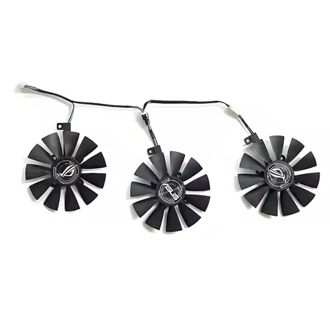 For ASUS AREZ ROG Strix RX VEGA56 VEGA64 580 590 480 OC Edition Graphics Video Card Fans3FAN 88MM T1