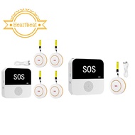 Wireless WiFi Elderly Caregiver Pager SOS Call Button Emergency SOS Alert System for Seniors Patient