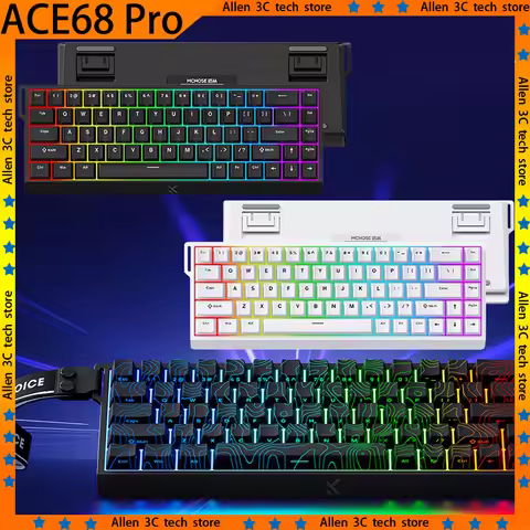 MCHOSE ACE68 Pro ACE60 Pro Mechanical Keyboard Wired Magnetic Switch 8k Polling Rate Esports Customi