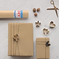 Kraft Paper Roll Durable Brown Kraft Wrapping Paper Roll Kids Diy Gift Kraft Paper Roll