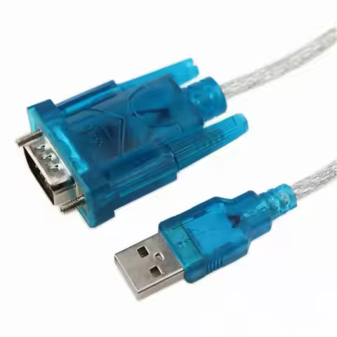 USB To RS232 D-SUB DB 9Pin SERIAL Port Connecting Cable Adapter w/ driver 1m 100cm USB 2.0 To RS 232