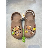 SET CHARM STICKER JIBBITZ ATTACHED HELLO KITTY SLIPPERS