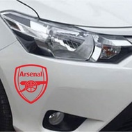 Arsenal car cutting sticker, Arsenal football car bumper sticker