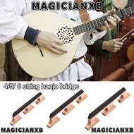 MAGICIANXB Banjo Bridge Parts, Instrument Supplies Wooden String Banjo Bridge, Musical Instrument 5 