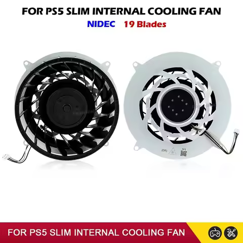 Internal Cooling Cooler Fan For PS5 Slim Console 19 Blades Cooler Fan G12E12MS1AH-56J14 12V DC1.69A 