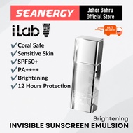 iLab Max-Spectrum Invisible Sunscreen Emulsion SPF50+ PA+ Coral Safe