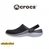 Crocs LiteRide รองเท้ากีฬาชายและหญิง รองเท้าแตะ black รองเท้าลำลอง 206708-0DD