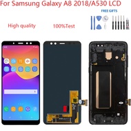 TFT/AMOLED For Samsung Galaxy A8 2018/A530 LCD Display Touch Screen Digitizer Assembly Display Replacement Parts