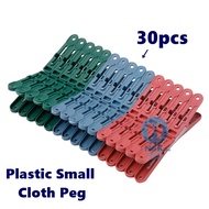 (30pcs) Plastic Small Cloth Peg /Clothing Clips Pegs / Clothespin /Laundry Cloth Pegs / 衣夹