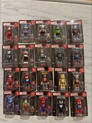 已開Marvel Bearbrick 100%一番賞 endgame 全套no.1-20