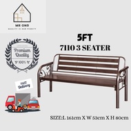 Beyond Furniture 4ft / 5ft Bench Chair Long Metal Garden Bench Outdoor Kerusi Rehat Bangku Hiasan