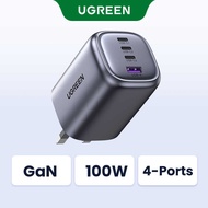 UGREEN 100W Fast 3C1A 4 Ports Charger 65W GaN 2C1A compatible with 15 16 17 Book Dell XPS, iPad Pro,