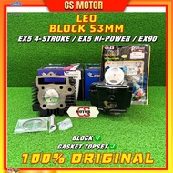 LEO EX5 HI POWER EX5 4-STROKE 53 BLOCK SIZE 53MM RACING BLOCK EX5 53 Combo Pnp LEO THAILAND