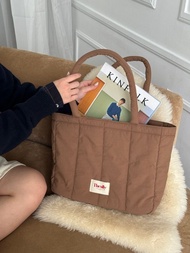 韓國 The Ally | EILEEN BAG (附化妝包) | 棕色 | 手袋 單肩包