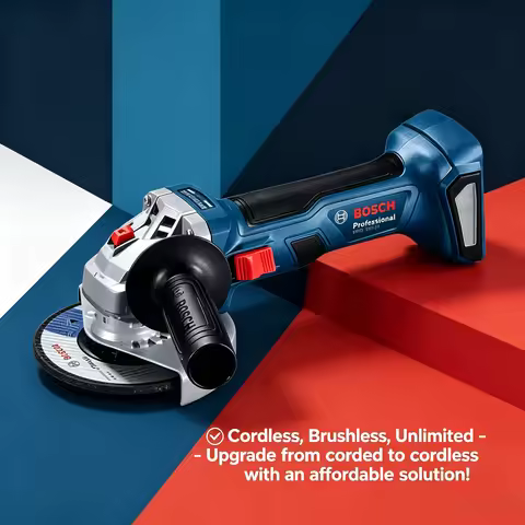 BOSCH GWS 18V-8 Cordless Angle Grinder 18V Professional Brushless 100MM Slide Switch Cutting Grindin