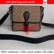 Coach Men Crossbody Bag with Free Dust and Paper Bag Frankie Crossbody Bag
