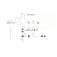 Hobby Mio HM130 Airbrush Spare Parts