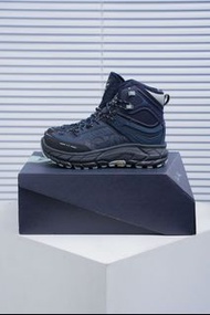 HOKA ONE ONE Tor Ultra HI 舒適休閑 減震防滑耐磨 高幫戶外功能鞋  深藍色