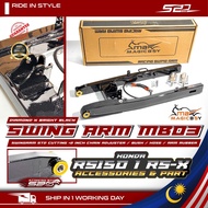 Swing Arm MAGICBOY RS150 RS-X 150 Diamond X Swingarm STD Cutting +2 INCH Alloy Chain Adjuster / Bush